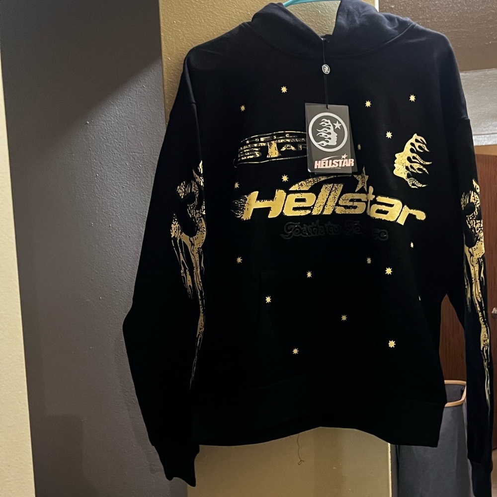 Hellstar hoodie black small